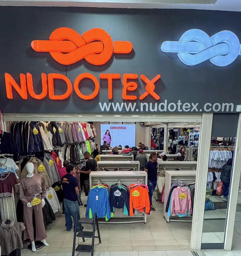 Vitrina de Nudotex en VISTO